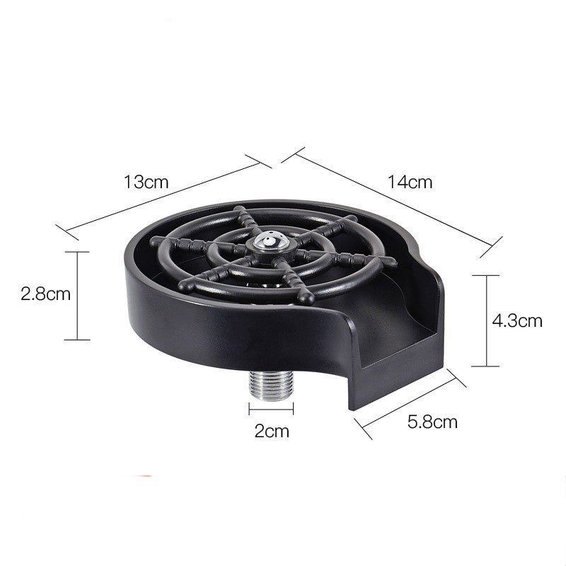 Kitchenova High-Pressure Cup Washer – Automatic Sink Glass Rinser