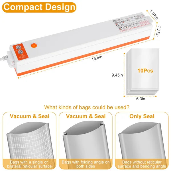 Kitchenova Automatic Vacuum Sealer – Food Preservation System